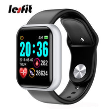 Load image into Gallery viewer, Lesfit Y68 Bluetooth Waterproof Digital Smart Watches Men Women Kids Smart Wristband Clock HR/BP Rate Smartwatch Fitness Tracker