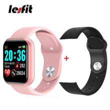 Load image into Gallery viewer, Lesfit Y68 Bluetooth Waterproof Digital Smart Watches Men Women Kids Smart Wristband Clock HR/BP Rate Smartwatch Fitness Tracker