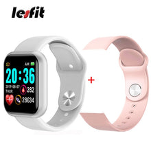 Load image into Gallery viewer, Lesfit Y68 Bluetooth Waterproof Digital Smart Watches Men Women Kids Smart Wristband Clock HR/BP Rate Smartwatch Fitness Tracker