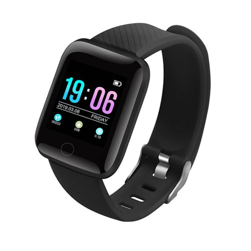 116 Plus Smart Watch Wristband Sports Fitness Blood Pressure Heart Rate Call Message Reminder Android Pedometer D13 Smart Watch.