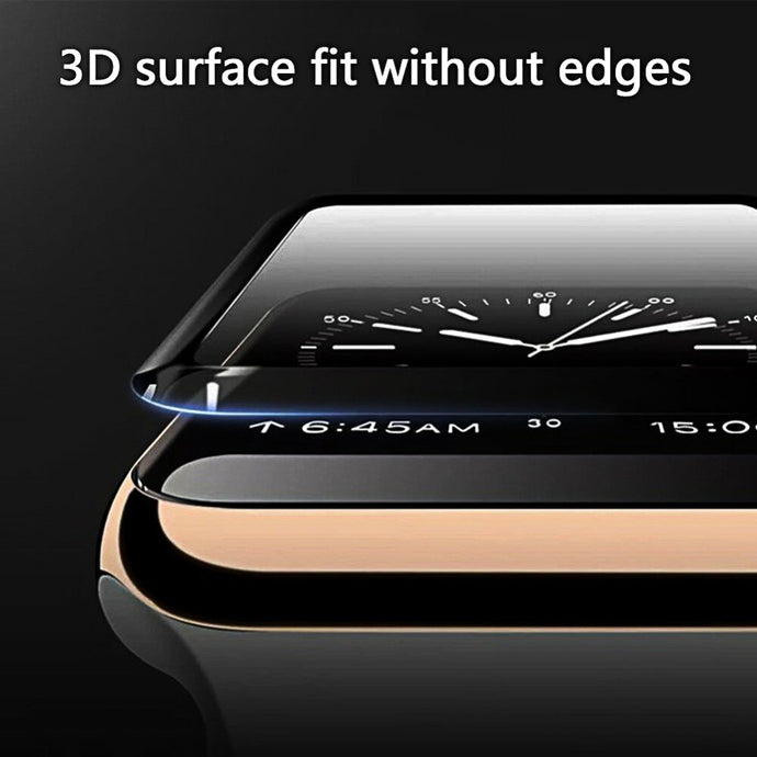 38mm Fully Covered Tempered Glass Screen Protector Smart Watch Tempered Glass Plating Protector for Apple Watch