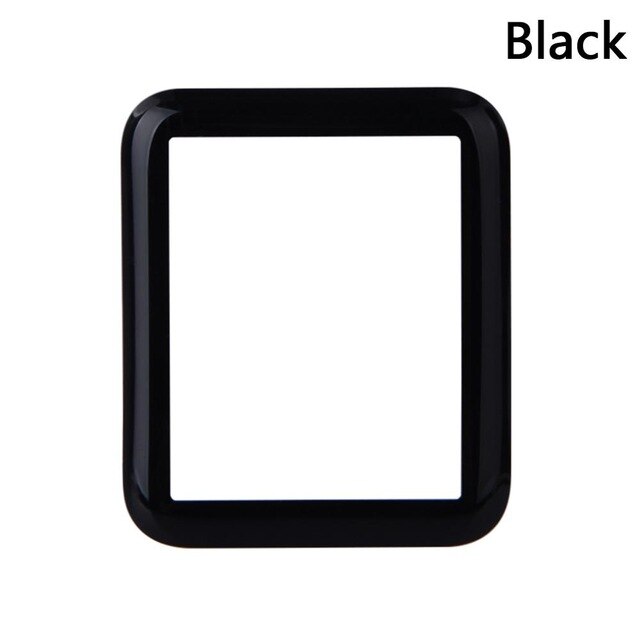 38mm Fully Covered Tempered Glass Screen Protector Smart Watch Tempered Glass Plating Protector for Apple Watch