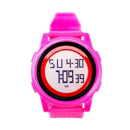 New Style LED Watch Smart Stopwatch Alarm Clock Plastic Sports Watch